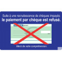 Paiement par Chèque refusé