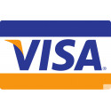 Paiement par carte Visa accepté