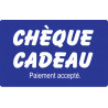 Chèque cadeau accepté