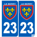 immatriculation Berry 23 (la Creuse)