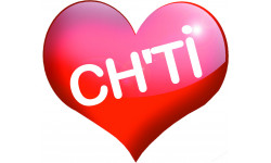 autocollant coeur Ch'ti