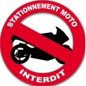 stationnement moto interdit