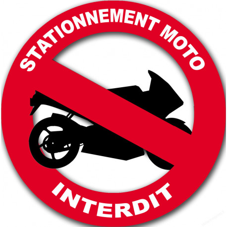 stationnement moto interdit