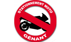 stationnement moto gênant