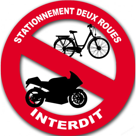 stationnement 2 ROUES interdit