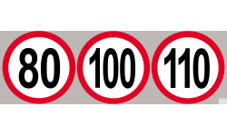 80-100-110km/h rouge