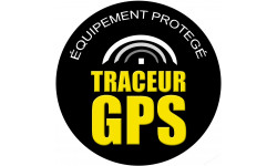 Sticker / autocollant : traceur GPS - 10cm