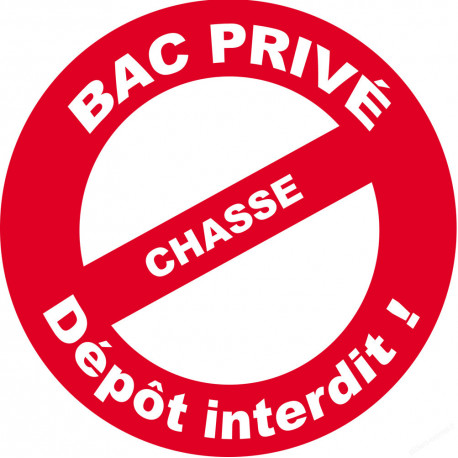 Bac prive equarrissage chasse