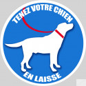 Tenez votre chien en laisse