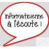 stickers / autocollant informaticien à l'écoute