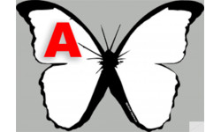 stickers autocollants "effet papillon A"