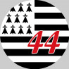 Stickers / autocollant Bretagne 44