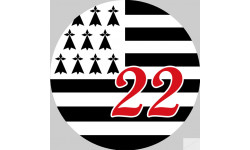 Stickers / autocollant Bretagne 22