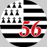 Stickers / autocollant Bretagne 56