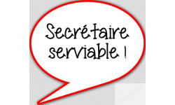 stickers / autocollant Secretaire privée