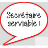 stickers / autocollant Secretaire privée