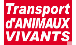 Sticker Transport d'animaux vivants