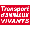 Sticker Transport d'animaux vivants