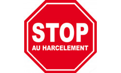 autocollant stop au harcelement