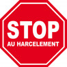 autocollant stop au harcelement