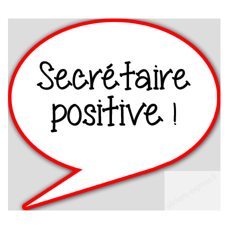 stickers / autocollant Secretaire à l'écoute