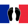 Pieds noirs drapeau Français