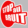 autocollant stop au bruit