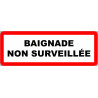 BAIGNADE NON SURVEILLÉE