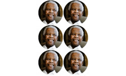 autocollant Nelson Mandela