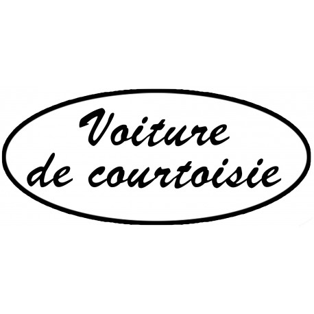 voiture de courtoisie