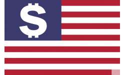 drapeau US dollar