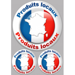 Produits locaux (1 fois 20cm + 2 fois 10cm) - Sticker/autocollant