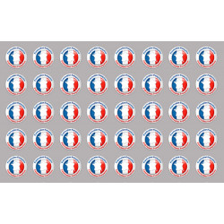 Fabrication Française (40 fois 2cm) - Sticker/autocollant