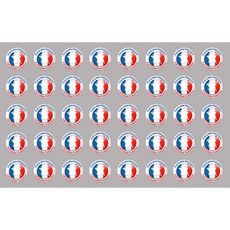 Fabrication Française (40 fois 2cm) - Sticker/autocollant