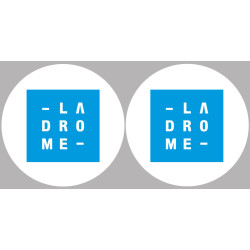 Département 26 la Drôme (2 fois 10cm) - Sticker/autocollant