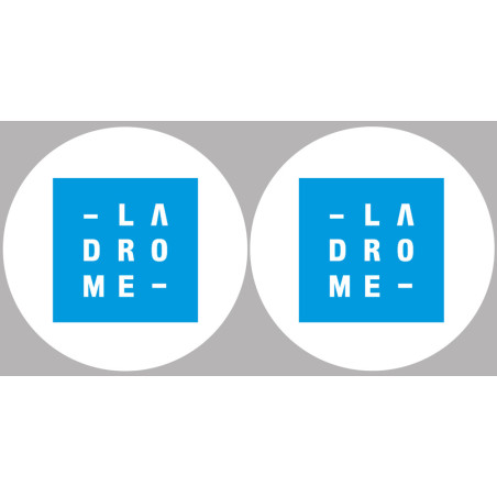 Département 26 la Drôme (2 fois 10cm) - Sticker/autocollant