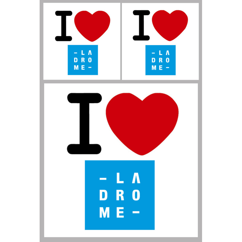 Département 26 la Drôme (1fois 10cm / 2 fois 5cm) - Sticker/autocoll