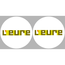 Département 27 de l'Eure (2 fois 10cm) - Sticker/autocollant