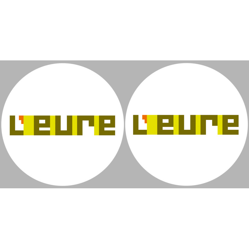 Département 27 de l'Eure (2 fois 10cm) - Sticker/autocollant