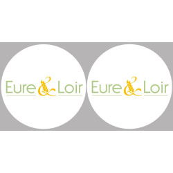 Département 28 de l'Eure et Loir (2 fois 10cm) - Sticker/autocollant