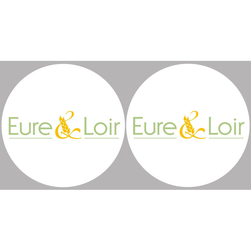 Département 28 de l'Eure et Loir (2 fois 10cm) - Sticker/autocollant