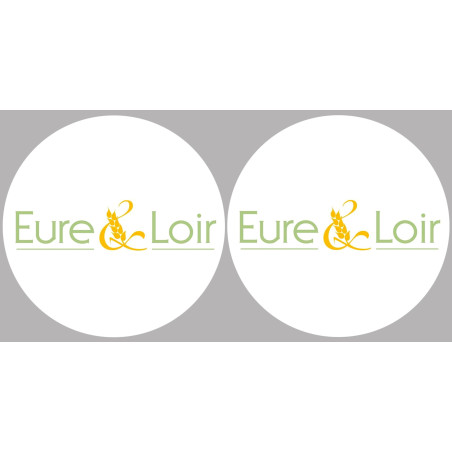 Département 28 de l'Eure et Loir (2 fois 10cm) - Sticker/autocollant