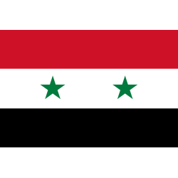 Drapeau Syrie (19.5 x 13 cm) - Sticker/autocollant