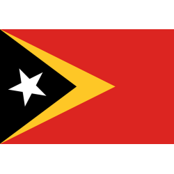 Drapeau Timor Oriental (19.5 x 13 cm) - Sticker/autocollant