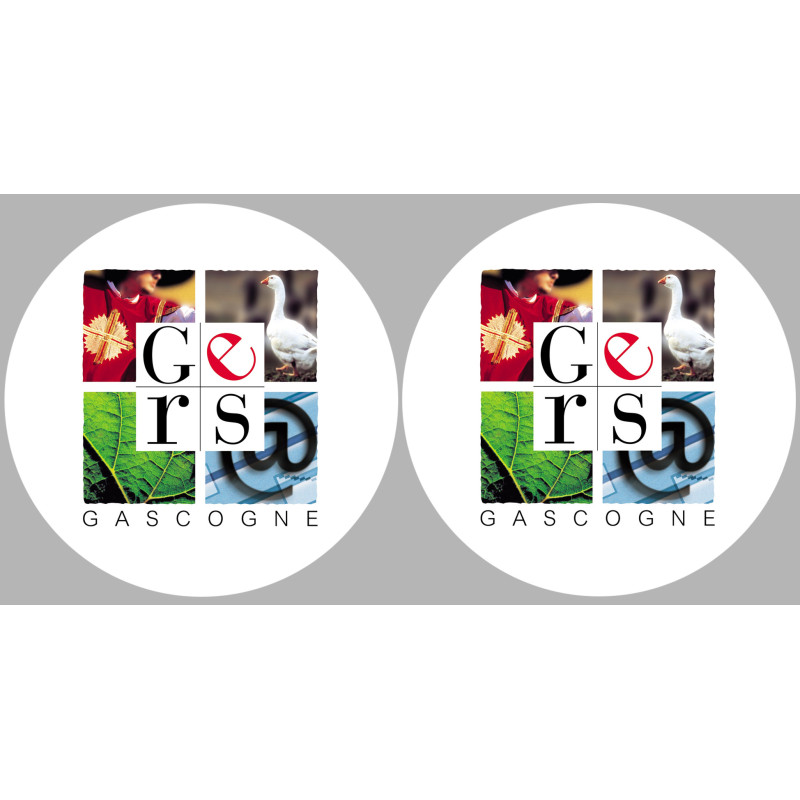 Département 32 le Gers (2 fois 10cm) - Sticker/autocollant