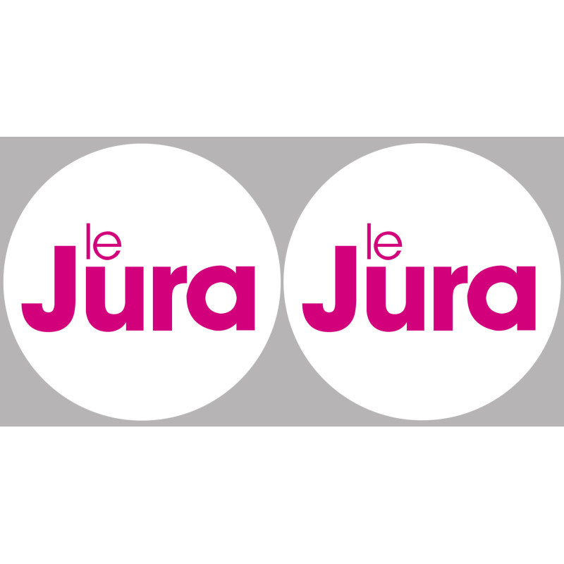 Département 39 le Jura (2 fois 10cm) - Sticker/autocollant