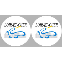 Département 41 le Loir et Cher (2 fois 10cm) - Sticker/autocollant