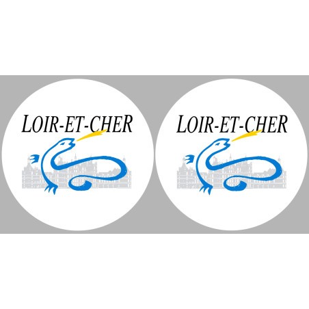 Département 41 le Loir et Cher (2 fois 10cm) - Sticker/autocollant