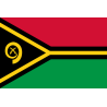 Drapeau Vanuatu (19.5 x 13 cm) - Sticker/autocollant