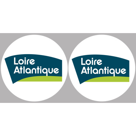 Département 44 la Loire Atlantique (2 fois 10cm) - Sticker/autocollan